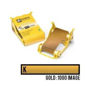 Zebra ZXP3 Monochrome Gold Ribbon